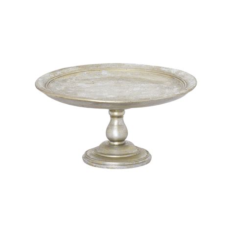 Craftsmanship and ingenuity flat surface and sturdy construction, excellent craftsmanship, perfect for storing books, organizing office supplies, showing off cherished keepsakes and display small potted plants. Antique silver display stand From Hill Interiors