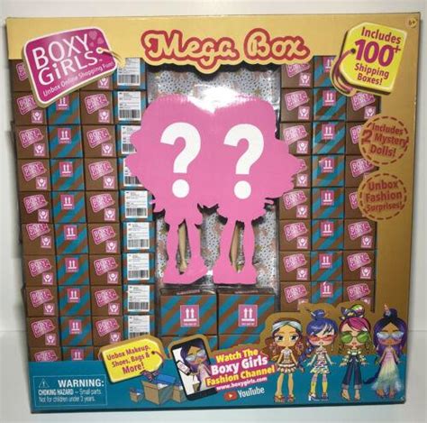 Boxy Girls Mega Box Includes 2 Mystery Dolls And 100 Shipping Boxes