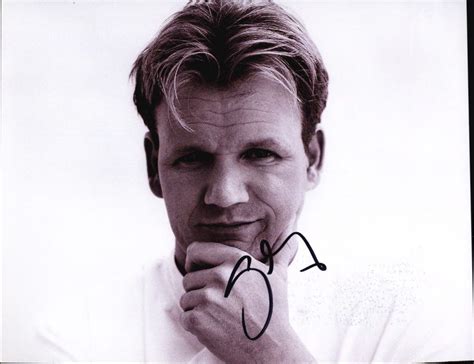 Gordon Ramsay Signed AUTHENTIC 8x10 Free Ship The Autograph Bank