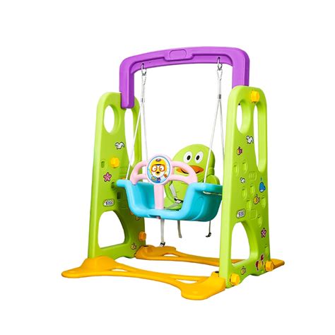 The chair also has cup holders and a mesh pocket to store items like your phone. Colorful Baby Swing Indoor Kids Swing Stand Outdoor ...