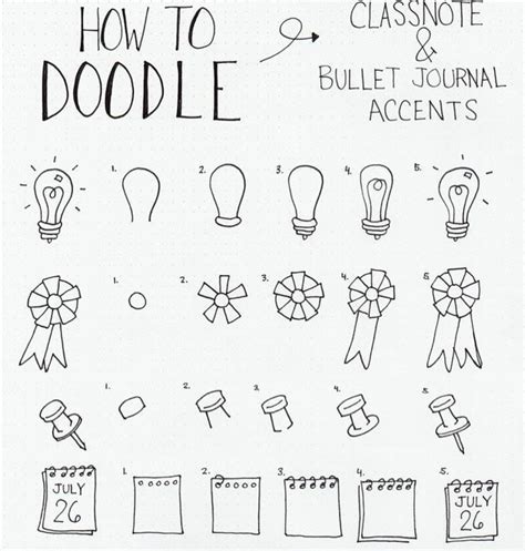 Cute Doodles Anyone Can Draw In Their Bullet Journal Or Notebook Easy