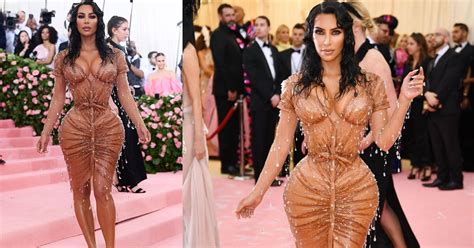 Kim Kardashians Tiny Waist At The Met Gala Sparked Controversy Small Joys