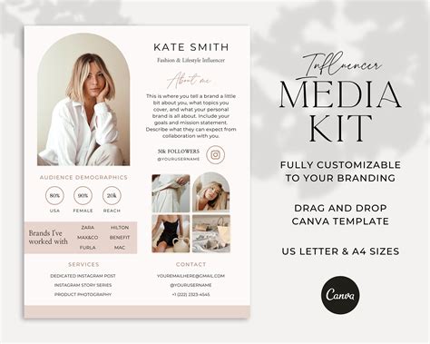 Design And Templates Paper And Party Supplies Paper One Page Media Kit