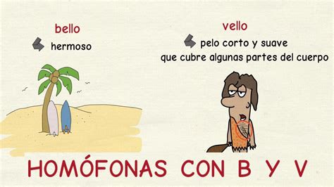 Aprender Español Palabras Homófonas Con B Y Con V Nivel Avanzado