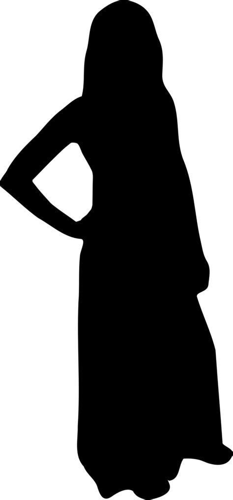 Woman Silhouette Clip Art Muslim Woman Silhouette Bodaswasuas