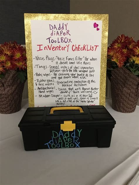 Dad to be gift box. Pin on DIY Baby Shower Gifts