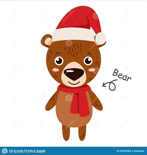 Bear Cartoon Characters With Clothes Vector Stock Vector
