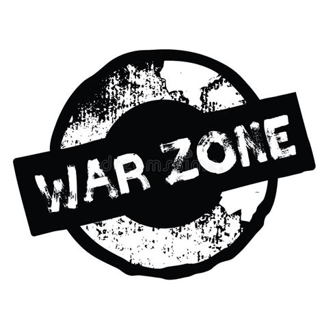 War Zone Rubber Stamp Stock Vector Illustration Of Conflict 125391248