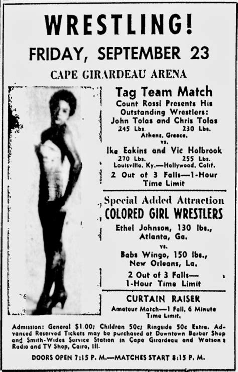 Unsung Heroes And Pro Wrestling Pioneers African American Women 1950