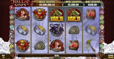 Norse Mythology Slot Game Hall Of Gods From Netent