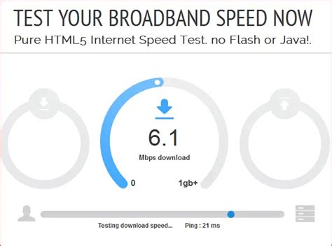 Free Html5 Bandwidth Testing Sites That Don T Need Flash Thewindowsclub