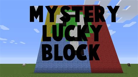 Minecraft The Best Lucky Blocks Mystery Lucky Block Mod Showcase