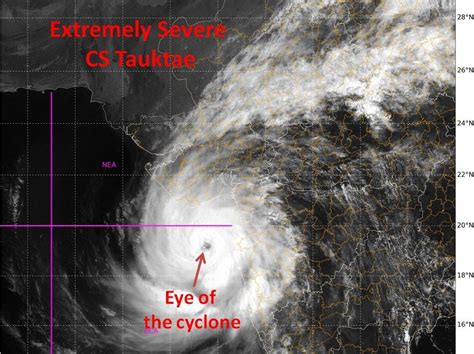 Cyclone Tauktae Path Cyclone Tauktae Imd Releases Satellite Images
