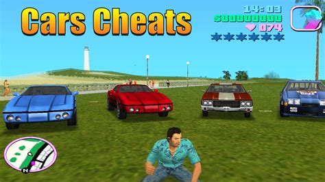 Gta Vice City Cars Cheats All Cars Cheat Codes Youtube