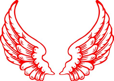 Multi Red Wings Clip Art at Clker.com - vector clip art online, royalty png image