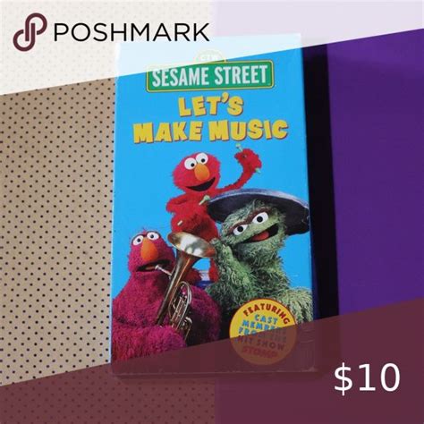 Sesame Street Lets Make Music Vhs Sesame Street Sesame Music