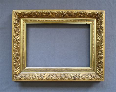 Antique 19th Century Gold Gilded Molded Frame 11 X 16 Antique