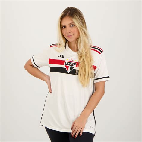 Camisa Adidas São Paulo I 2023 Feminina Futfanatics