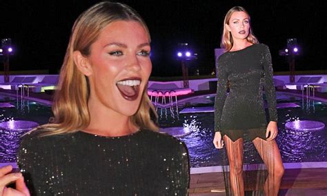 Abbey Clancy Puts On Leggy Display For Bntm Final Daily Mail Online