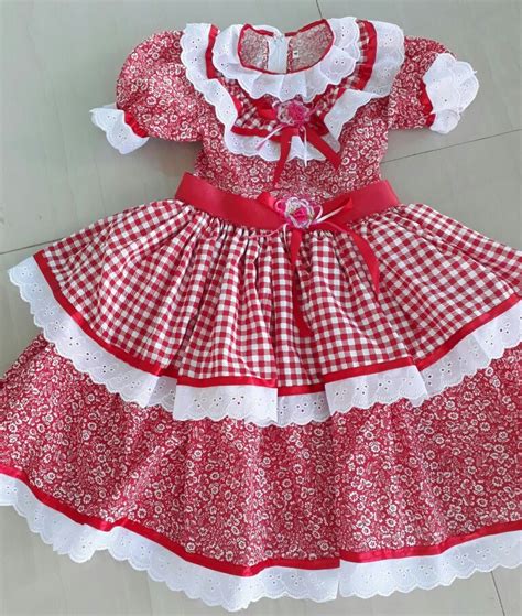 Vestido Festa Junina Quadrilha Caipira Infantil R 9500 Em Mercado Livre