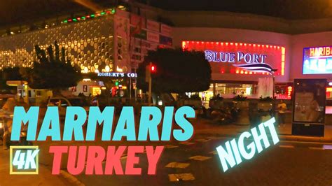 Marmaris City Center Night Walking Tour November T Rkei Vlog K