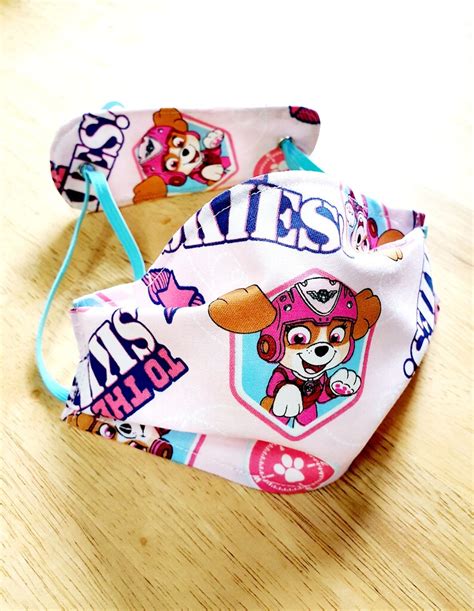 Sky Paw Patrol Face Mask Uniquely Designed Reusable And Etsy