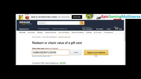 Check spelling or type a new query. Tutorial For How To Redeem A $25 Amazon Gift Card Code Online On Amazon - YouTube