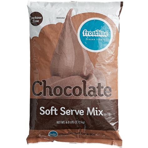 Frostline Lb Chocolate Soft Serve Ice Cream Mix Case