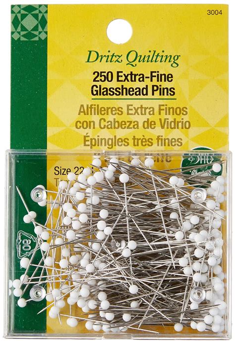 Dritz Quilting Extra Fine Glass Head Pins 250 Count Toys And Games