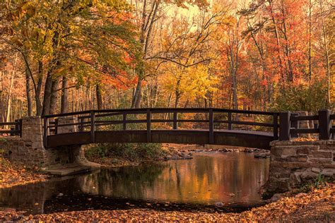 Autumn Bridge Photograph By Judy Witter Fine Art America