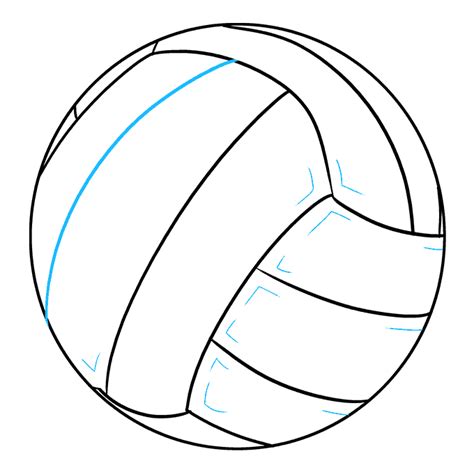 How To Draw A Volleyball Really Easy Drawing Tutorial