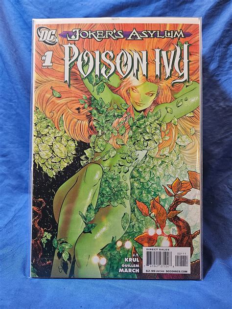Jokers Asylum Poison Ivy 1 Origin Of Poison Ivy Guillem March Cover