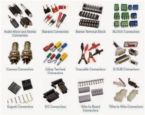 Types Of Connectors Electrical Engineering Books
