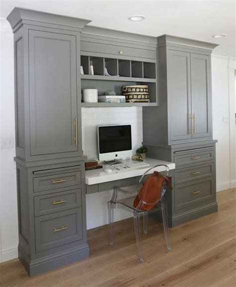 55 Finest Office Built In Cabinets 19