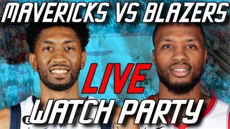 Mavericks Vs Trail Blazers Live Stream Watch Party Slightly Biased Bounce Around Youtube