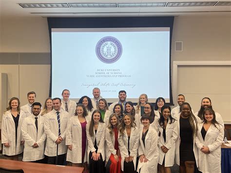 Inaugural White Coat Ceremony for Anesthesia Program Students