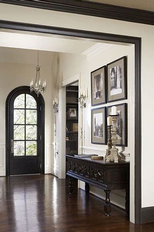 I've been painting ours over time, a i've also painted the inside of our front door: Remodelaholic | 25 Beautiful Examples of Colored Trim