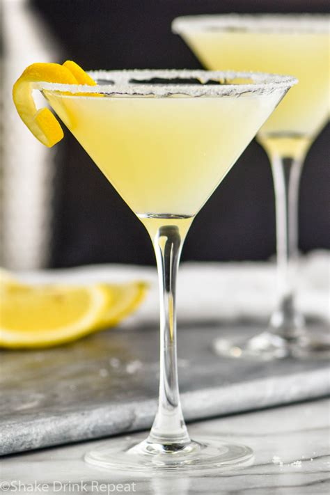 Lemon Drop Martini Shake Drink Repeat