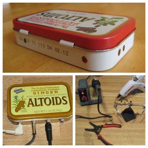 5 Fantastic Uses For Altoids Tins Altoids Tins Electronics Projects Tin
