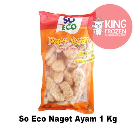 So Eco Naget Ayam 1 Kg King Frozen Indonesia