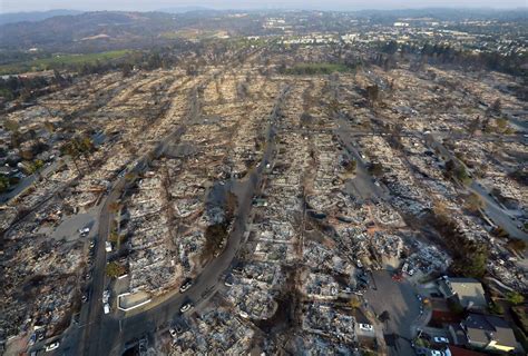 Tubbs Fire In Santa Rosa Now Ranks As Californias Most Destructive