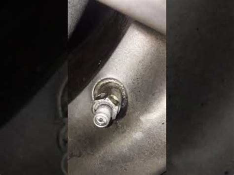 There are a few different ways you can repair your slow leaking tire. Tire slow leak air at valve stem - YouTube