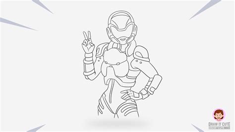 Coloring pages fortnite season 9. How to draw Rox | Fortnite season 9 step-by-step drawing ...