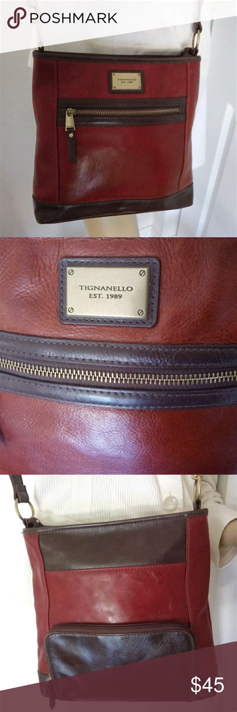 NWOT Tignanello Leather Crossbody Bag Leather Crossbody Bag Leather