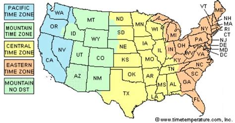 Arizona Time Zone Map Helpful With The Change In Daylight Savings Time
