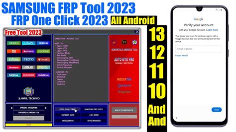 Samsung FRP Bypass Unlock With FRP Tool Samsung Google Account Remove YouTube