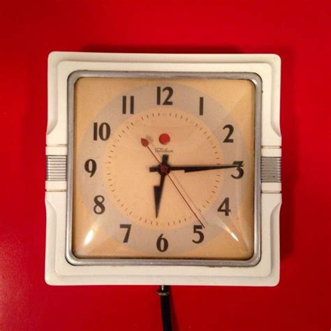 Vintage Retro Wall Clock By ShopOLatte On Etsy