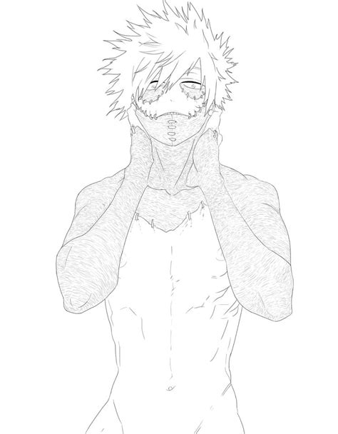 Dabi 5 Coloring Page Anime Coloring Pages