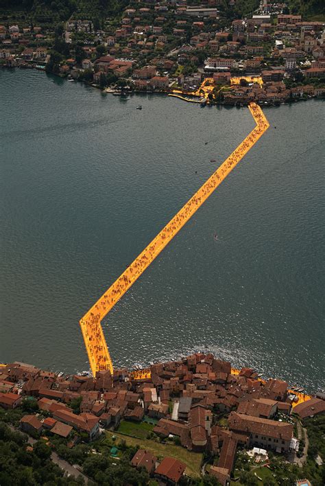 The Floating Piers Lake Iseo Italy