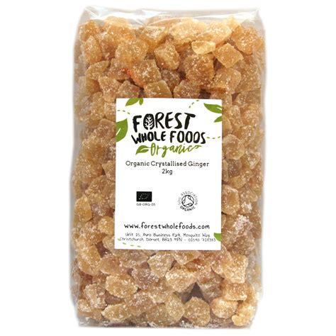 Organic Crystallised Ginger Forest Whole Foods